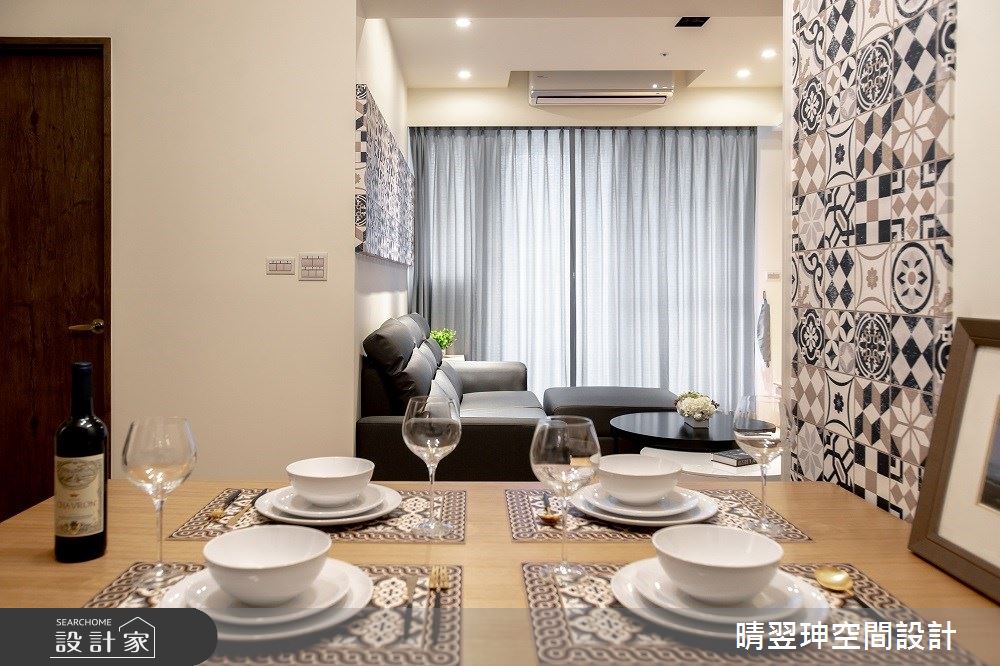 24坪新成屋(5年以下)＿北歐風餐廳案例圖片＿晴翌珅空間設計＿晴翌珅_03_新竹之10