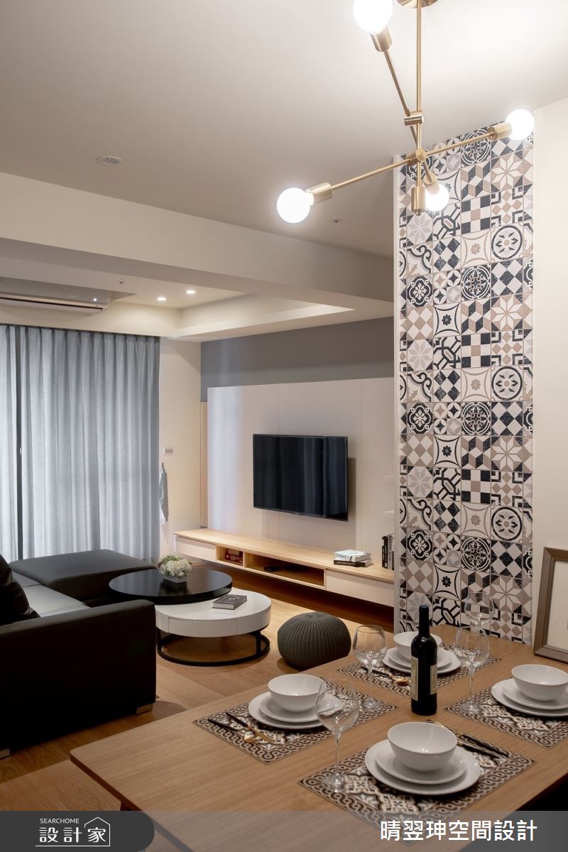 24坪新成屋(5年以下)＿北歐風餐廳案例圖片＿晴翌珅空間設計＿晴翌珅_03_新竹之11