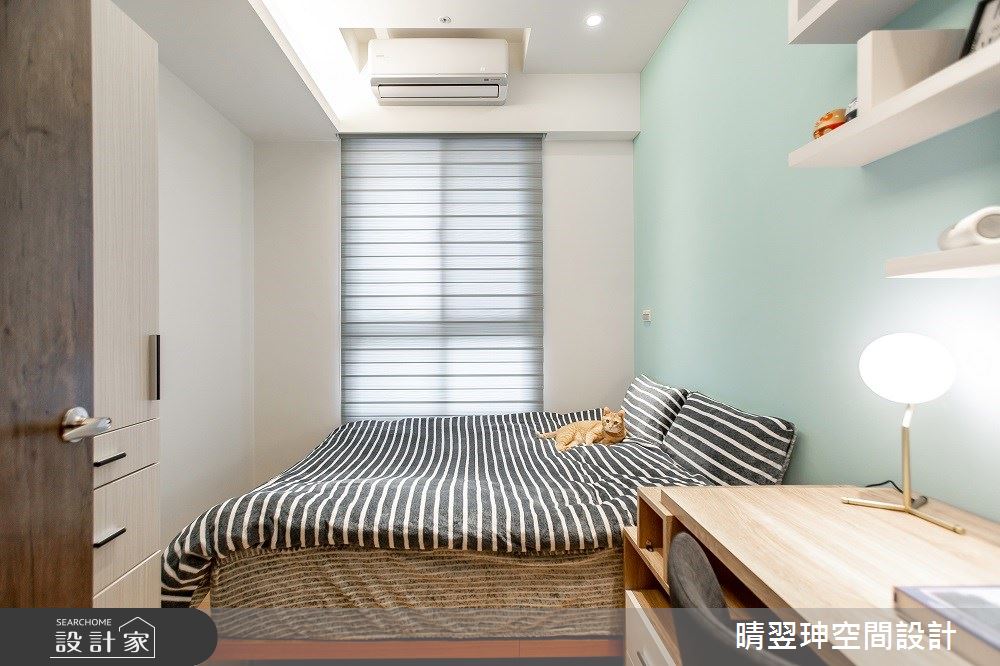 24坪新成屋(5年以下)＿北歐風臥室案例圖片＿晴翌珅空間設計＿晴翌珅_03_新竹之15