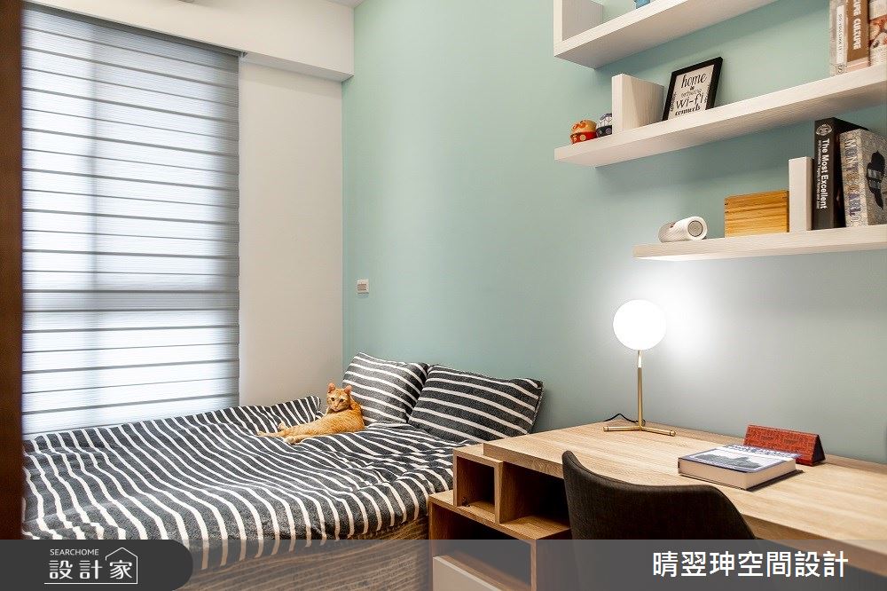24坪新成屋(5年以下)＿北歐風臥室案例圖片＿晴翌珅空間設計＿晴翌珅_03_新竹之16