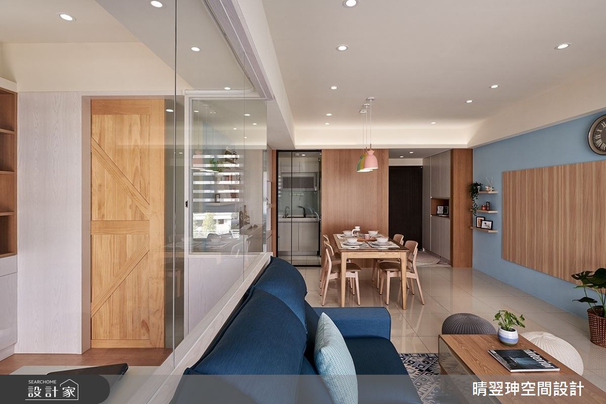 22坪新成屋(5年以下)＿北歐風客廳餐廳案例圖片＿晴翌珅空間設計＿晴翌珅_04_桃園之8