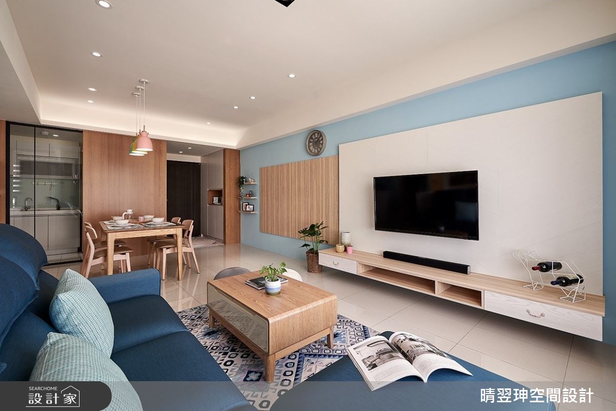 22坪新成屋(5年以下)＿北歐風客廳案例圖片＿晴翌珅空間設計＿晴翌珅_04_桃園之6