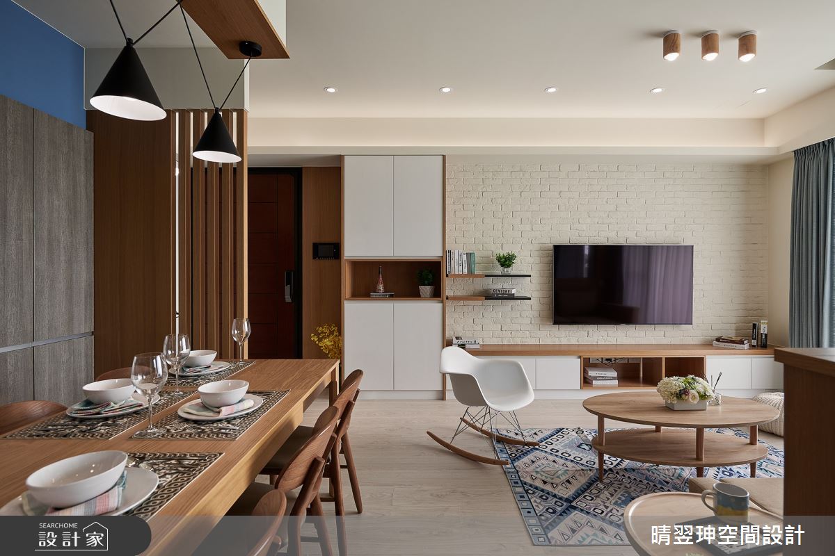新成屋(5年以下)＿北歐風客廳餐廳案例圖片＿晴翌珅空間設計＿晴翌珅_05_新竹之2