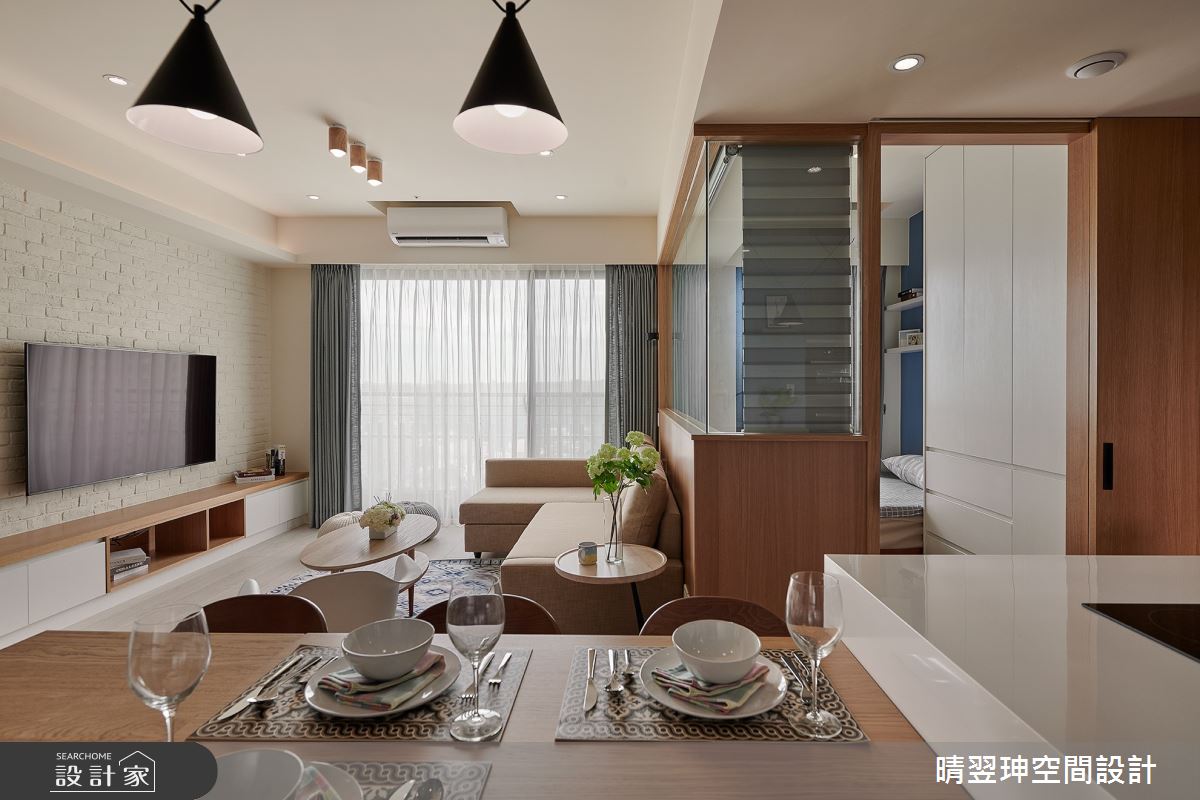 新成屋(5年以下)＿北歐風客廳餐廳案例圖片＿晴翌珅空間設計＿晴翌珅_05_新竹之8