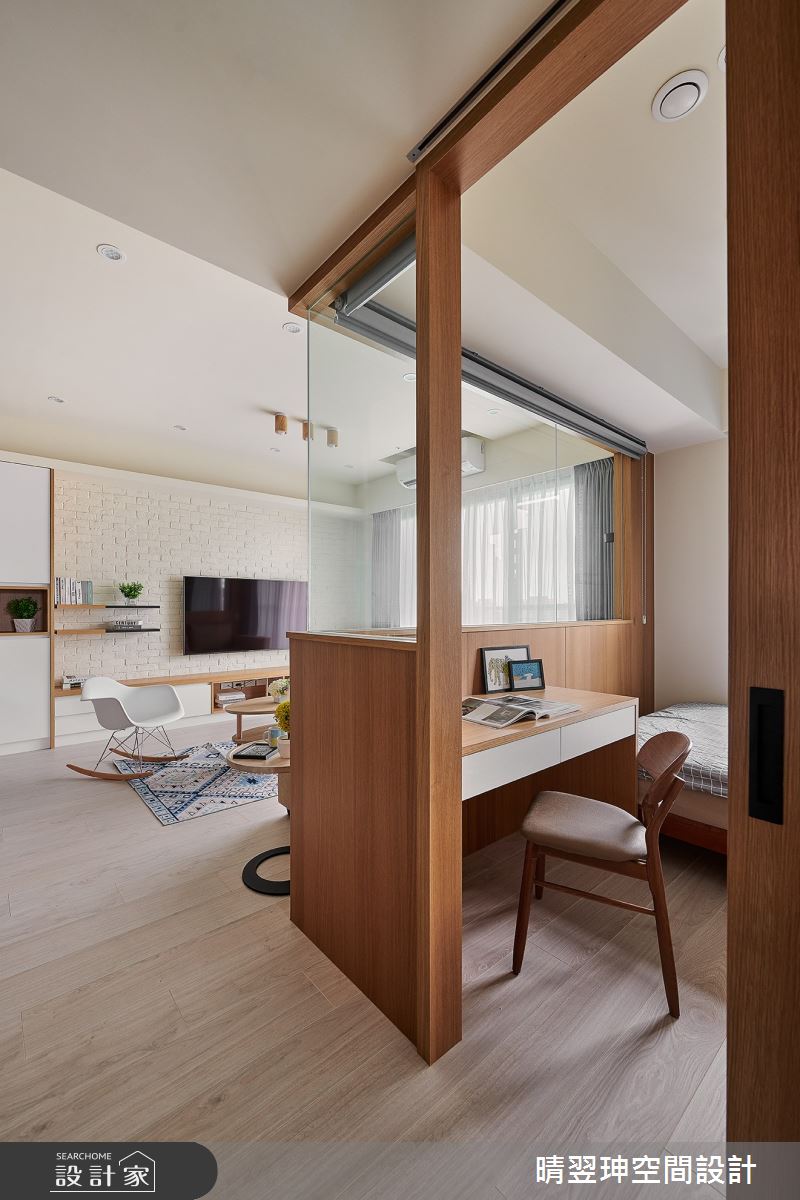 新成屋(5年以下)＿北歐風書房案例圖片＿晴翌珅空間設計＿晴翌珅_05_新竹之12