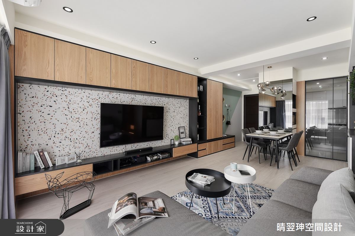 23坪新成屋(5年以下)＿北歐風客廳案例圖片＿晴翌珅空間設計＿晴翌珅_07_新竹之11
