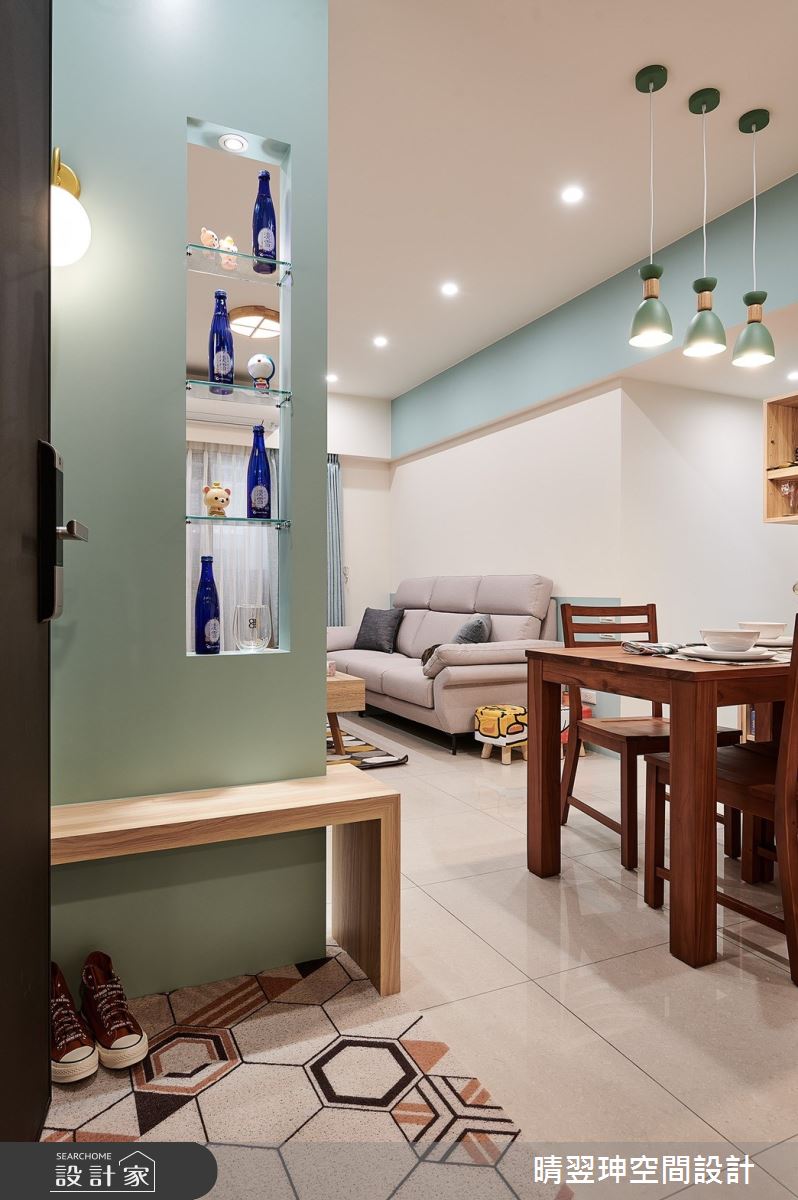 18坪新成屋(5年以下)＿北歐風玄關餐廳案例圖片＿晴翌珅空間設計＿晴翌珅_08_桃園之2