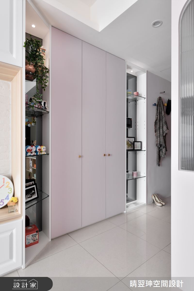 23坪新成屋(5年以下)＿北歐風玄關案例圖片＿晴翌珅空間設計＿晴翌珅_09_桃園之4