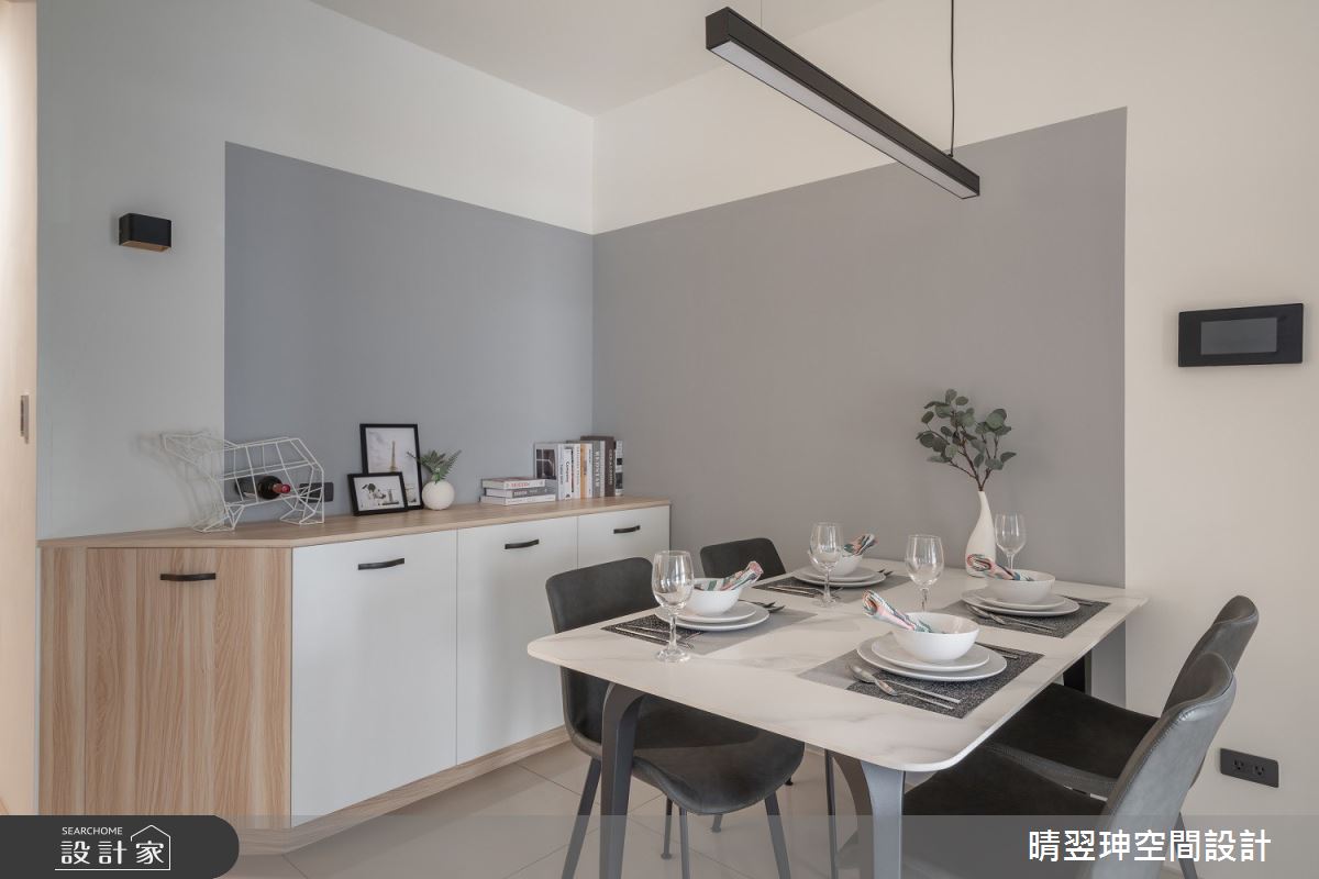 20坪新成屋(5年以下)＿北歐風餐廳案例圖片＿晴翌珅空間設計＿晴翌珅_11_新竹之11