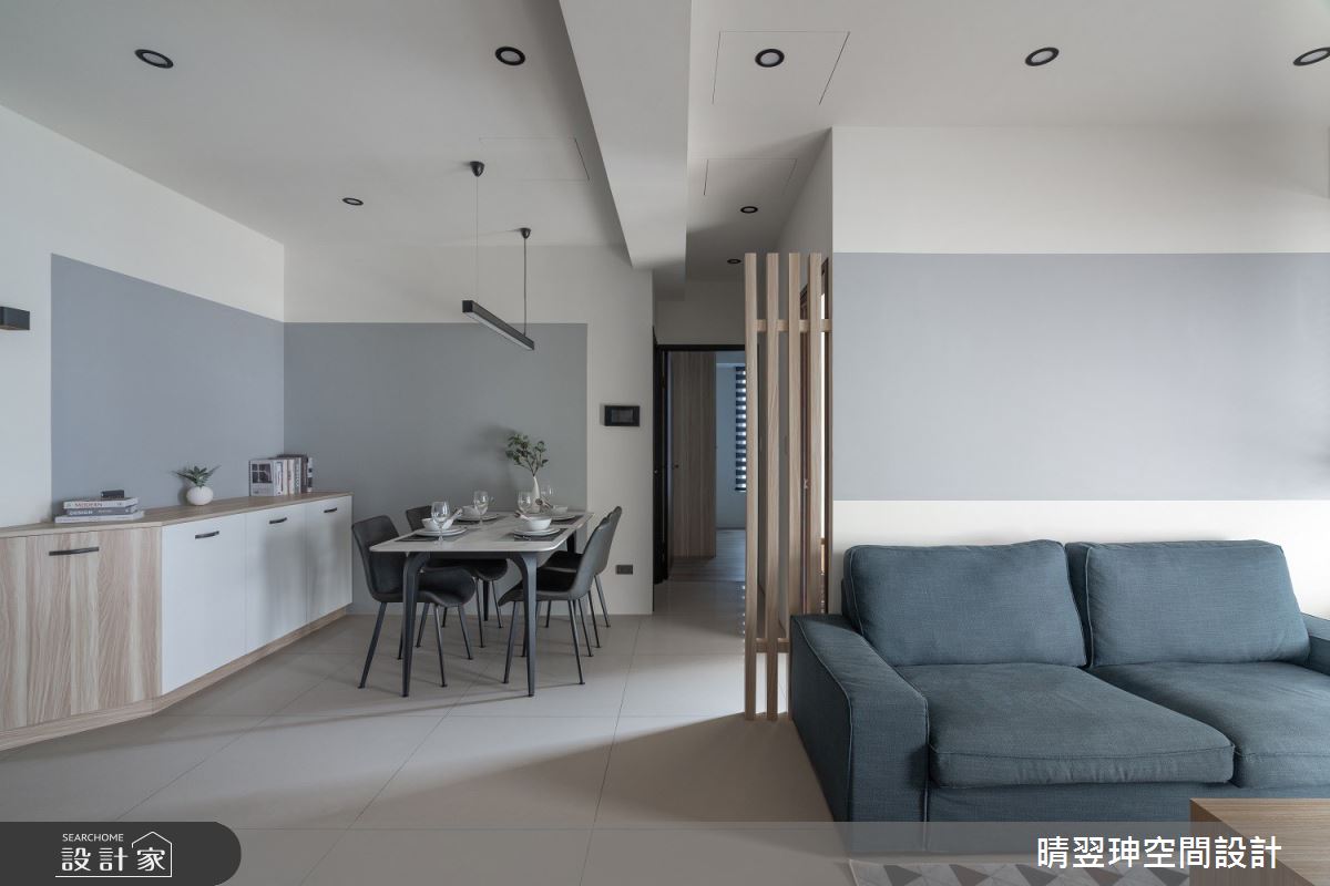 20坪新成屋(5年以下)＿北歐風客廳餐廳案例圖片＿晴翌珅空間設計＿晴翌珅_11_新竹之10