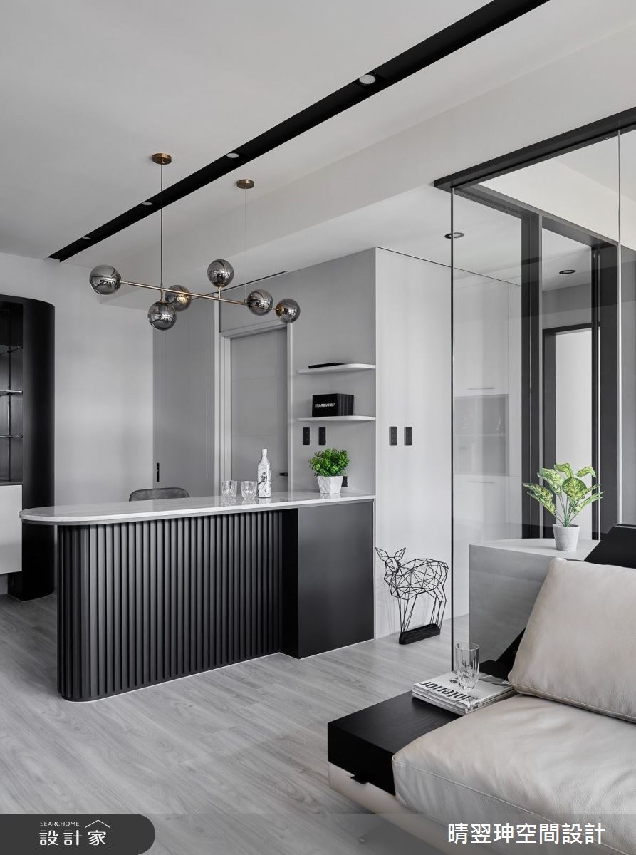 23坪新成屋(5年以下)＿現代風客廳吧檯案例圖片＿晴翌珅空間設計＿晴翌珅_12_新竹之16