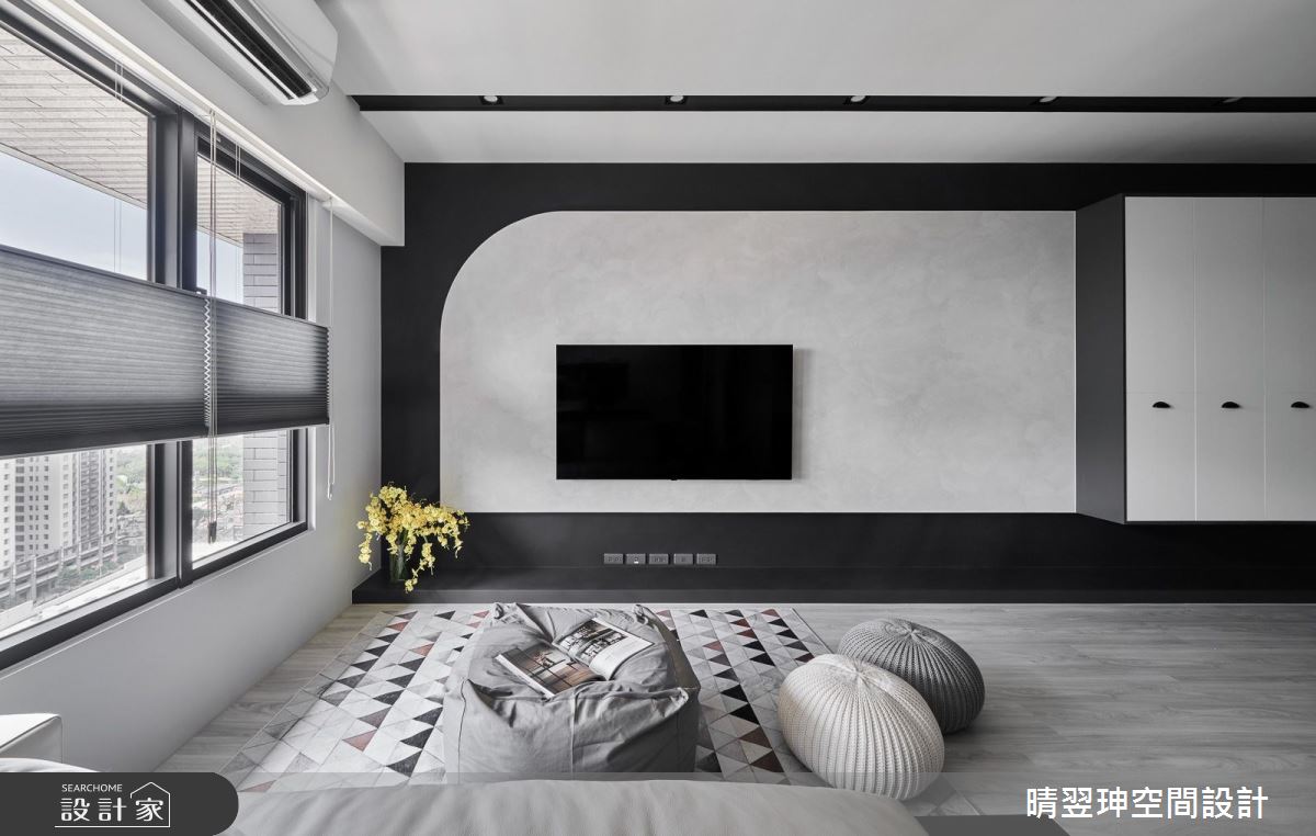 23坪新成屋(5年以下)＿現代風客廳案例圖片＿晴翌珅空間設計＿晴翌珅_12_新竹之5