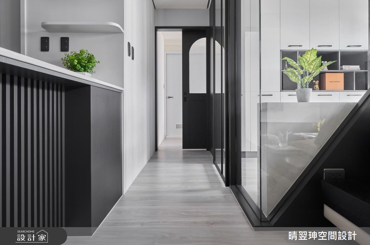 23坪新成屋(5年以下)＿現代風吧檯書房走廊案例圖片＿晴翌珅空間設計＿晴翌珅_12_新竹之19