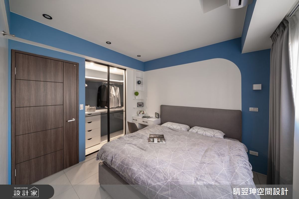 16坪新成屋(5年以下)＿混搭風臥室案例圖片＿晴翌珅空間設計＿晴翌珅_13_新竹之13