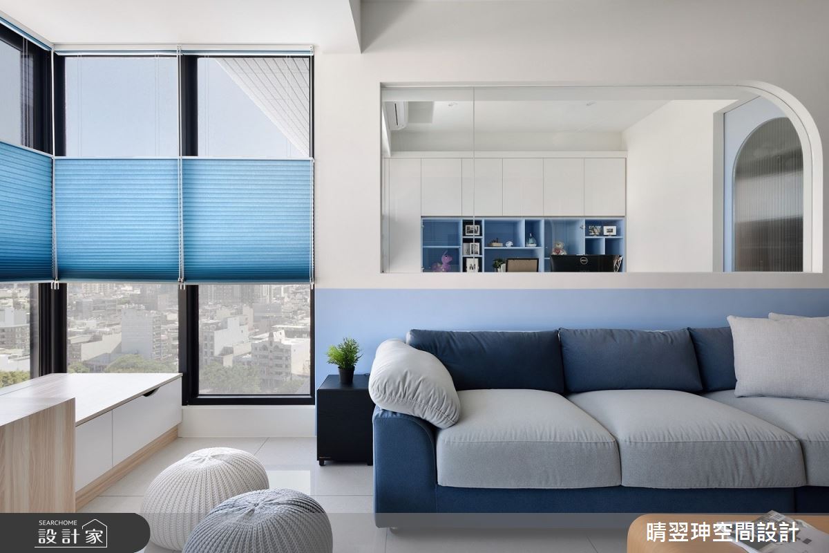23坪新成屋(5年以下)＿北歐風客廳案例圖片＿晴翌珅空間設計＿晴翌珅_14_新竹之14