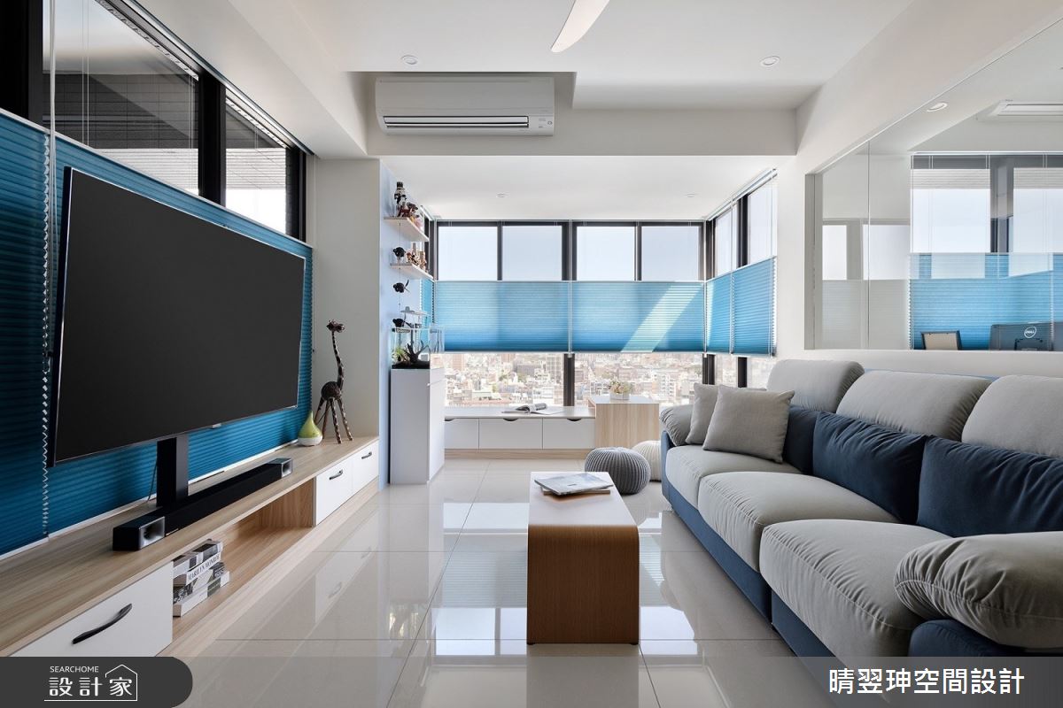 23坪新成屋(5年以下)＿北歐風客廳案例圖片＿晴翌珅空間設計＿晴翌珅_14_新竹之9