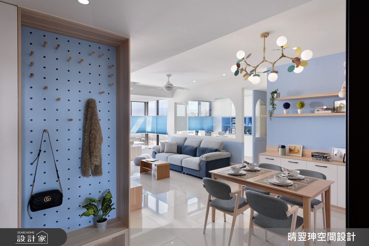 23坪新成屋(5年以下)＿北歐風玄關案例圖片＿晴翌珅空間設計＿晴翌珅_14_新竹之2