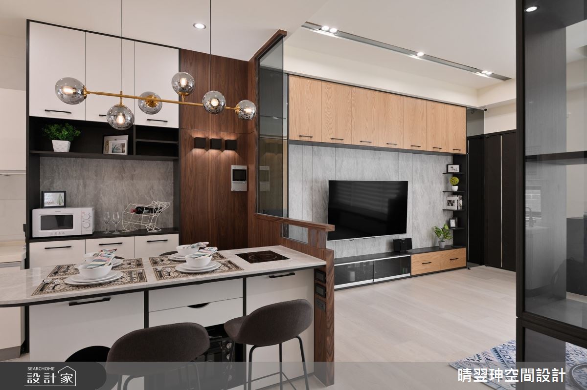 25坪中古屋(5~15年)＿現代風客廳案例圖片＿晴翌珅空間設計＿晴翌珅_15_新竹之2