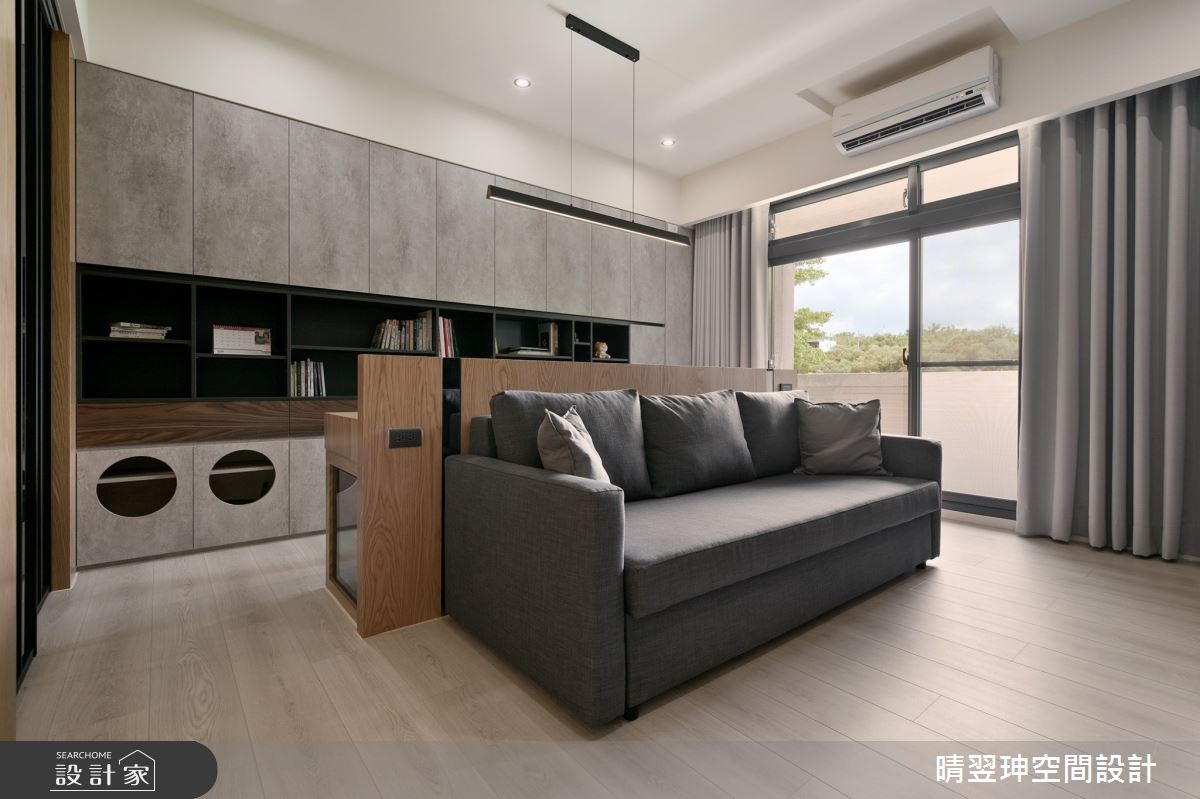 25坪中古屋(5~15年)＿現代風客廳案例圖片＿晴翌珅空間設計＿晴翌珅_15_新竹之14
