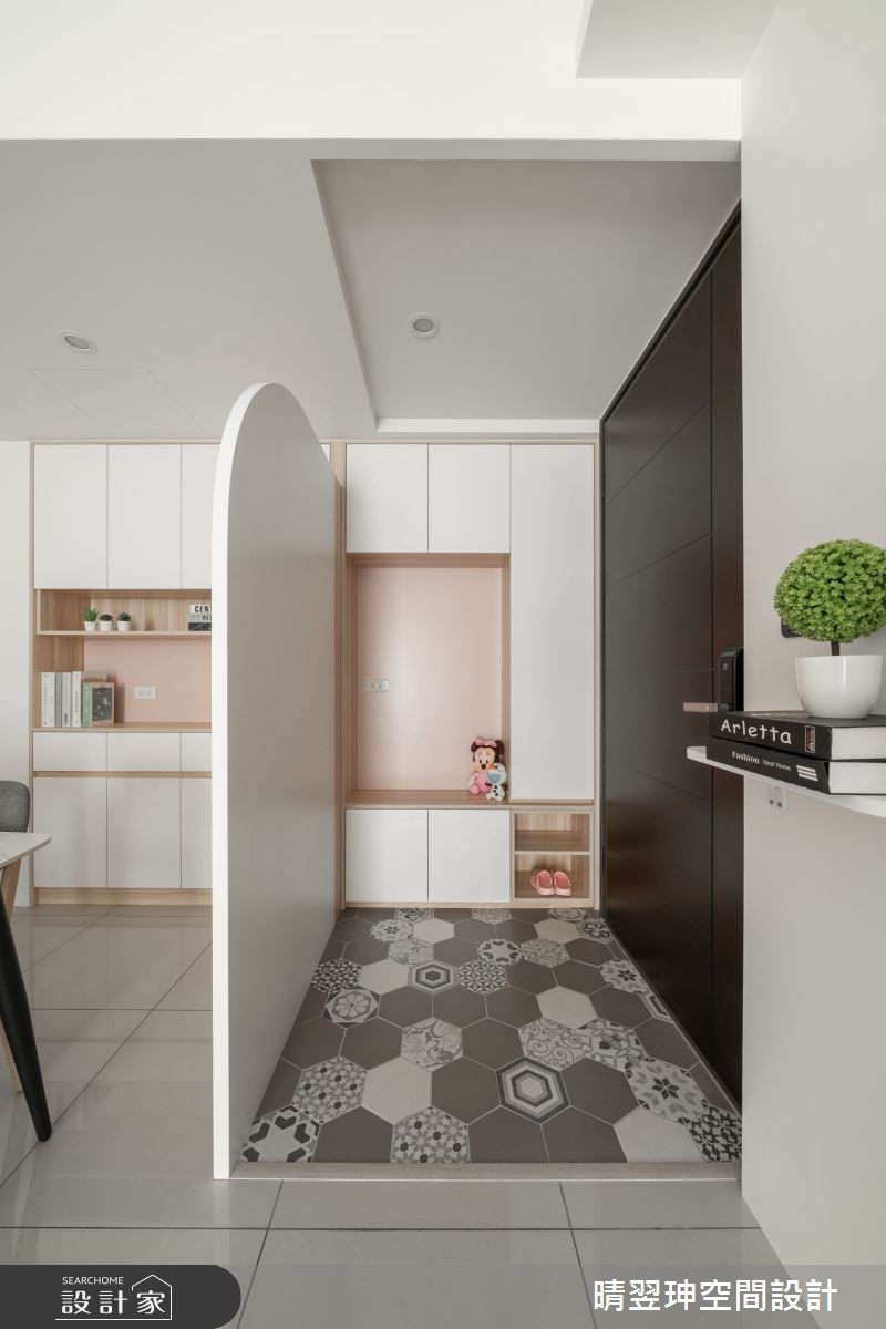 23坪新成屋(5年以下)＿北歐風玄關案例圖片＿晴翌珅空間設計＿晴翌珅_16_新竹之2