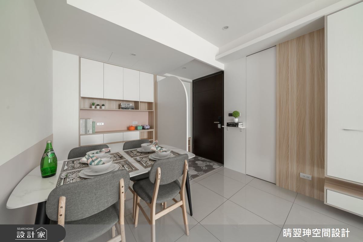 23坪新成屋(5年以下)＿北歐風玄關餐廳案例圖片＿晴翌珅空間設計＿晴翌珅_16_新竹之4