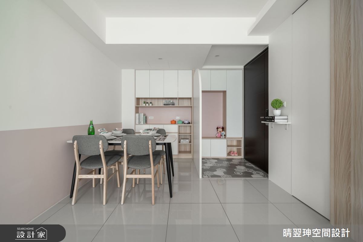 23坪新成屋(5年以下)＿北歐風玄關餐廳案例圖片＿晴翌珅空間設計＿晴翌珅_16_新竹之5