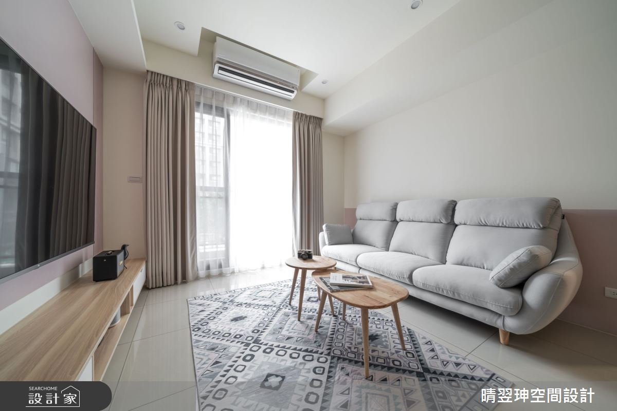 23坪新成屋(5年以下)＿北歐風客廳案例圖片＿晴翌珅空間設計＿晴翌珅_16_新竹之8