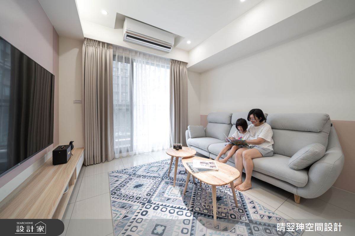 23坪新成屋(5年以下)＿北歐風客廳案例圖片＿晴翌珅空間設計＿晴翌珅_16_新竹之9