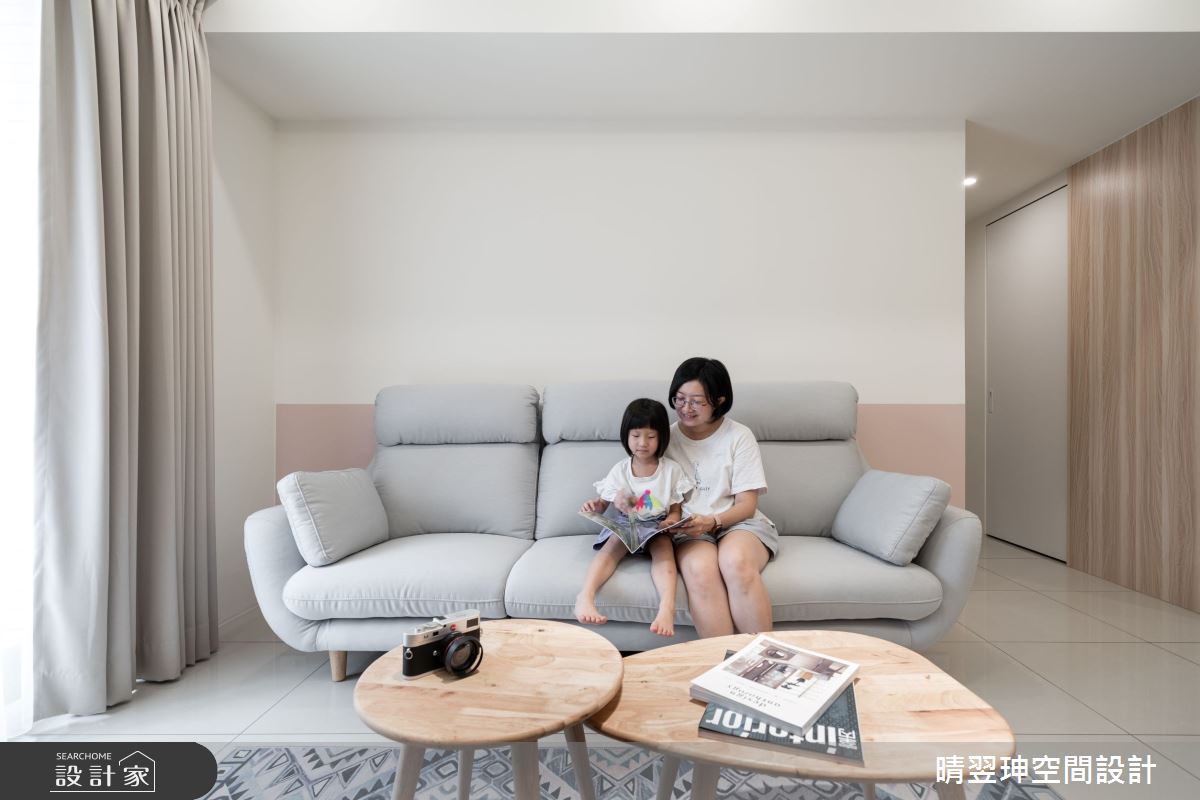 23坪新成屋(5年以下)＿北歐風客廳案例圖片＿晴翌珅空間設計＿晴翌珅_16_新竹之10