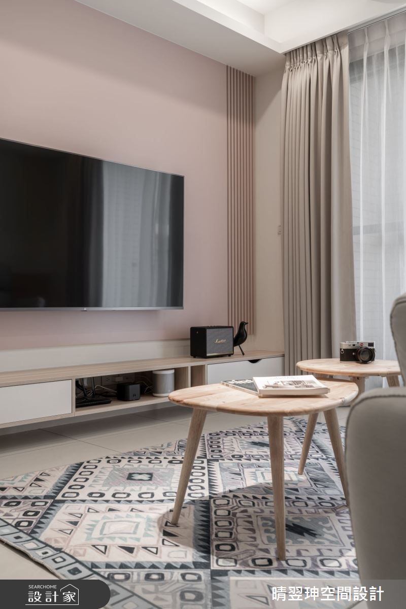 23坪新成屋(5年以下)＿北歐風客廳案例圖片＿晴翌珅空間設計＿晴翌珅_16_新竹之18