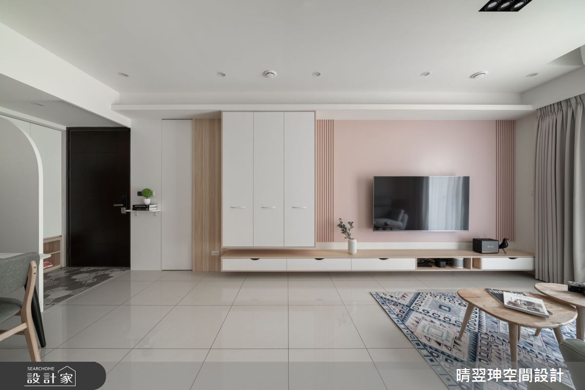 23坪新成屋(5年以下)＿北歐風玄關客廳案例圖片＿晴翌珅空間設計＿晴翌珅_16_新竹之11