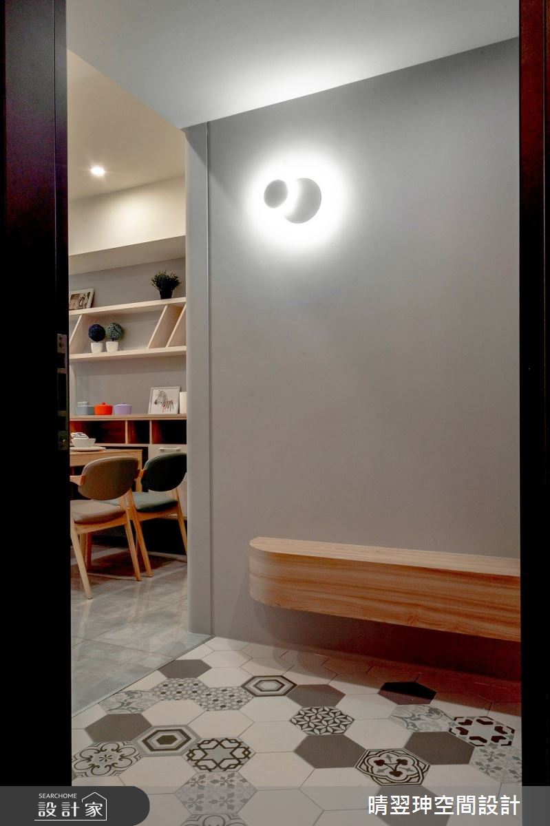 23坪新成屋(5年以下)＿日式無印風玄關案例圖片＿晴翌珅空間設計＿晴翌珅_18_新竹之3