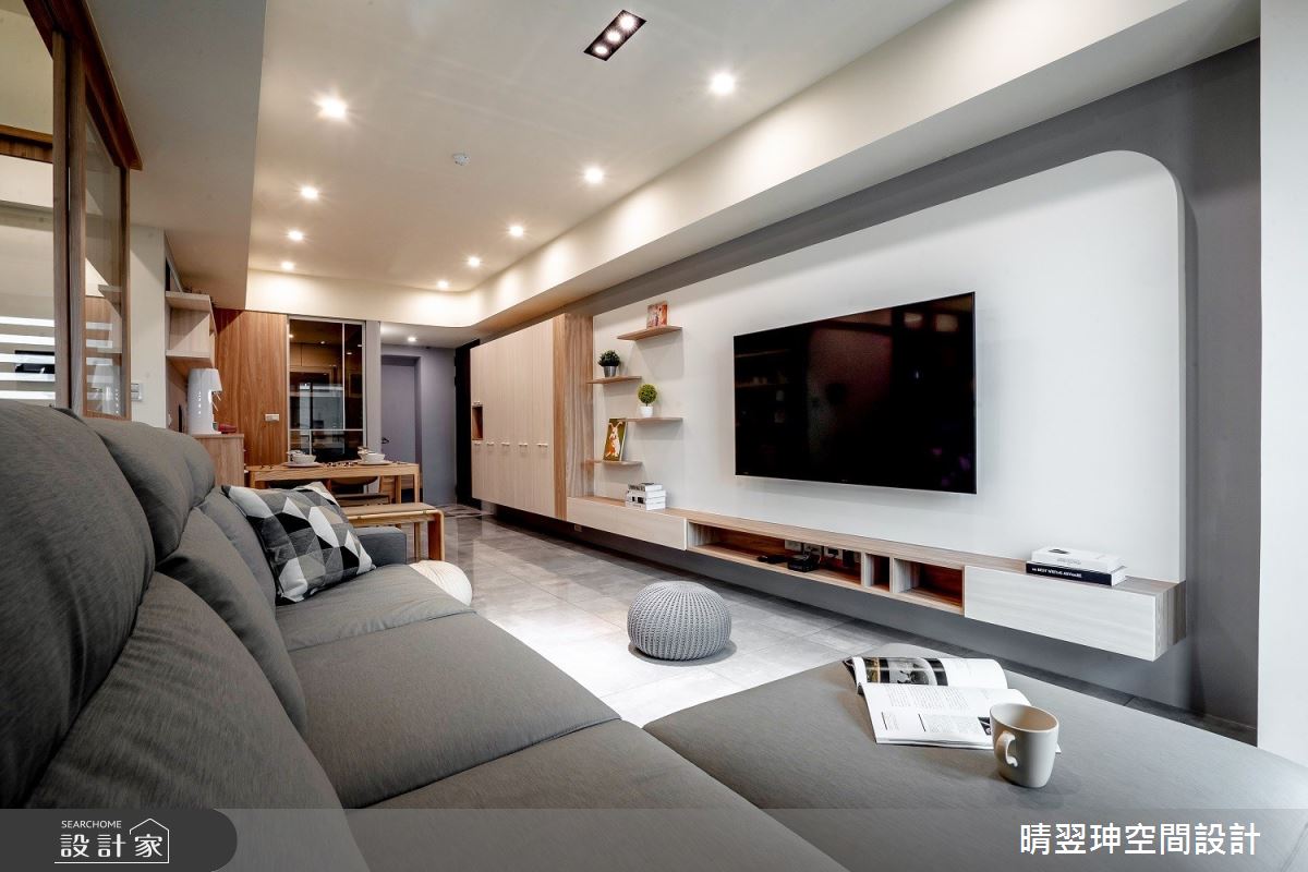 23坪新成屋(5年以下)＿日式無印風客廳案例圖片＿晴翌珅空間設計＿晴翌珅_18_新竹之13