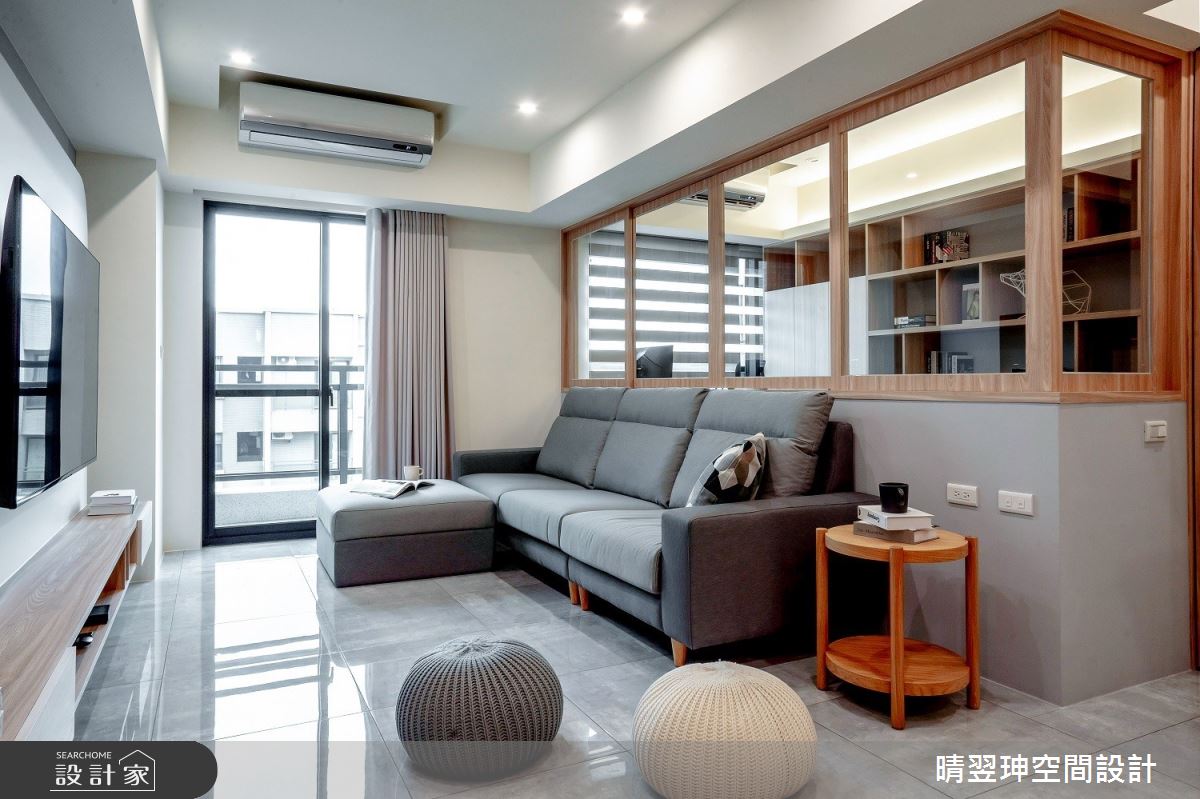 23坪新成屋(5年以下)＿日式無印風客廳案例圖片＿晴翌珅空間設計＿晴翌珅_18_新竹之15