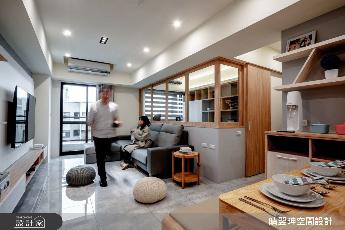 23坪新成屋(5年以下)＿日式無印風客廳餐廳案例圖片＿晴翌珅空間設計＿晴翌珅_18_新竹之19