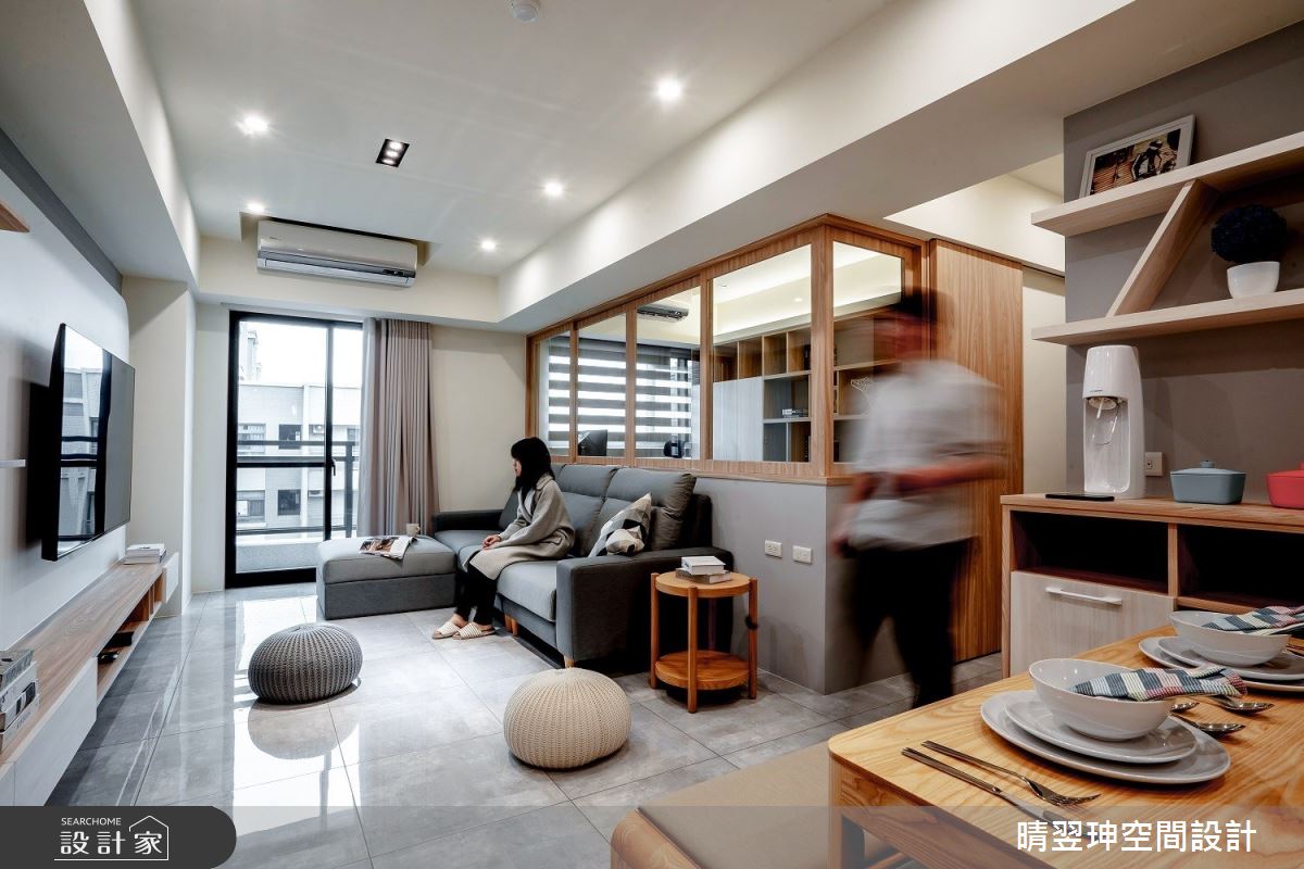 23坪新成屋(5年以下)＿日式無印風客廳餐廳案例圖片＿晴翌珅空間設計＿晴翌珅_18_新竹之20