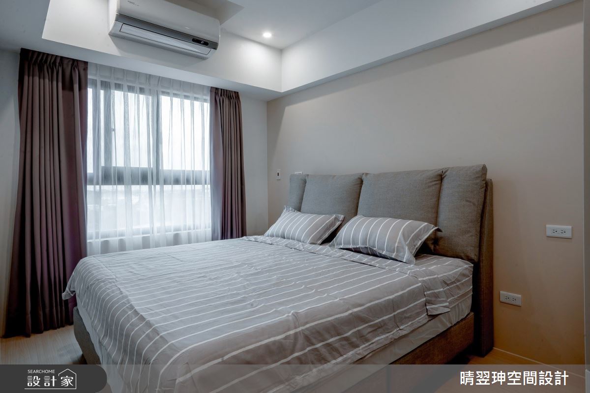 23坪新成屋(5年以下)＿日式無印風臥室案例圖片＿晴翌珅空間設計＿晴翌珅_18_新竹之27
