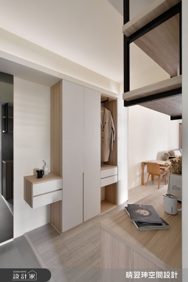 15坪新成屋(5年以下)＿北歐風玄關案例圖片＿晴翌珅空間設計＿晴翌珅_19_新竹之1
