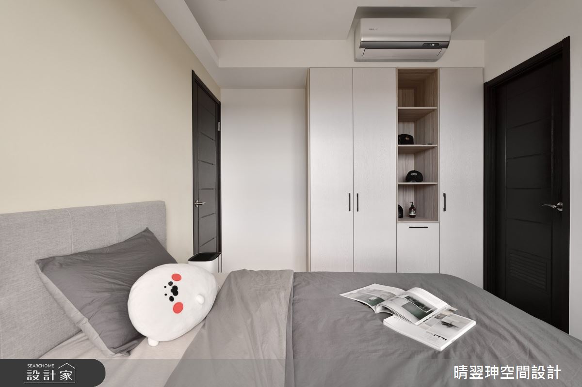 23坪新成屋(5年以下)＿現代風臥室案例圖片＿晴翌珅空間設計＿晴翌珅_20_新竹之17