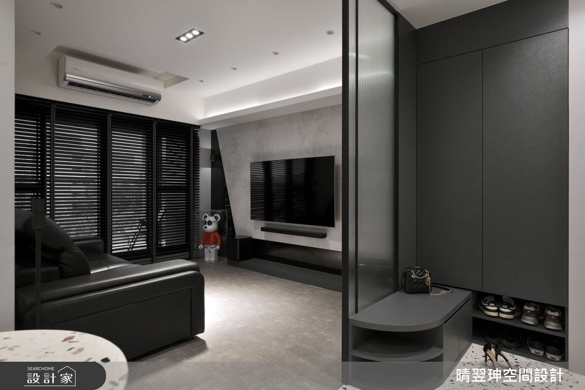 23坪新成屋(5年以下)＿現代風玄關客廳餐廳案例圖片＿晴翌珅空間設計＿晴翌珅_21_基隆之4