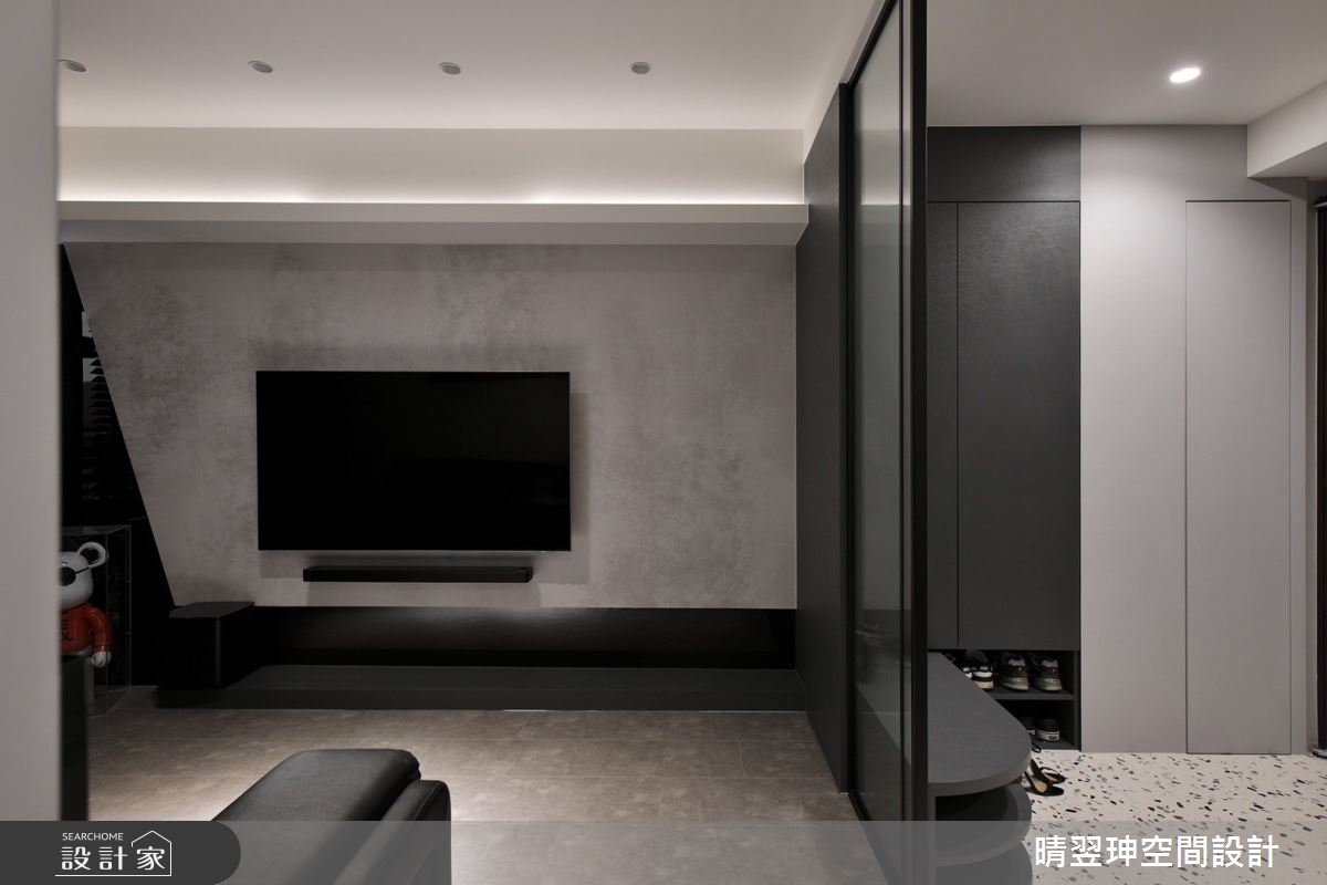 23坪新成屋(5年以下)＿現代風玄關客廳案例圖片＿晴翌珅空間設計＿晴翌珅_21_基隆之5