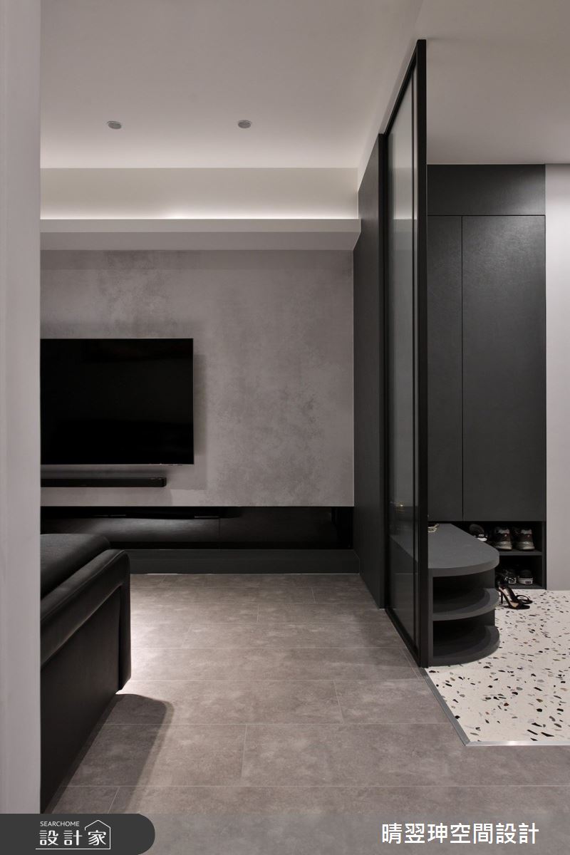 23坪新成屋(5年以下)＿現代風玄關客廳案例圖片＿晴翌珅空間設計＿晴翌珅_21_基隆之6