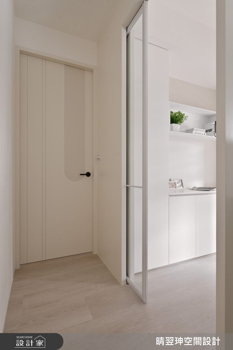 23坪新成屋(5年以下)＿北歐風走廊案例圖片＿晴翌珅空間設計＿晴翌珅_22_新竹之18