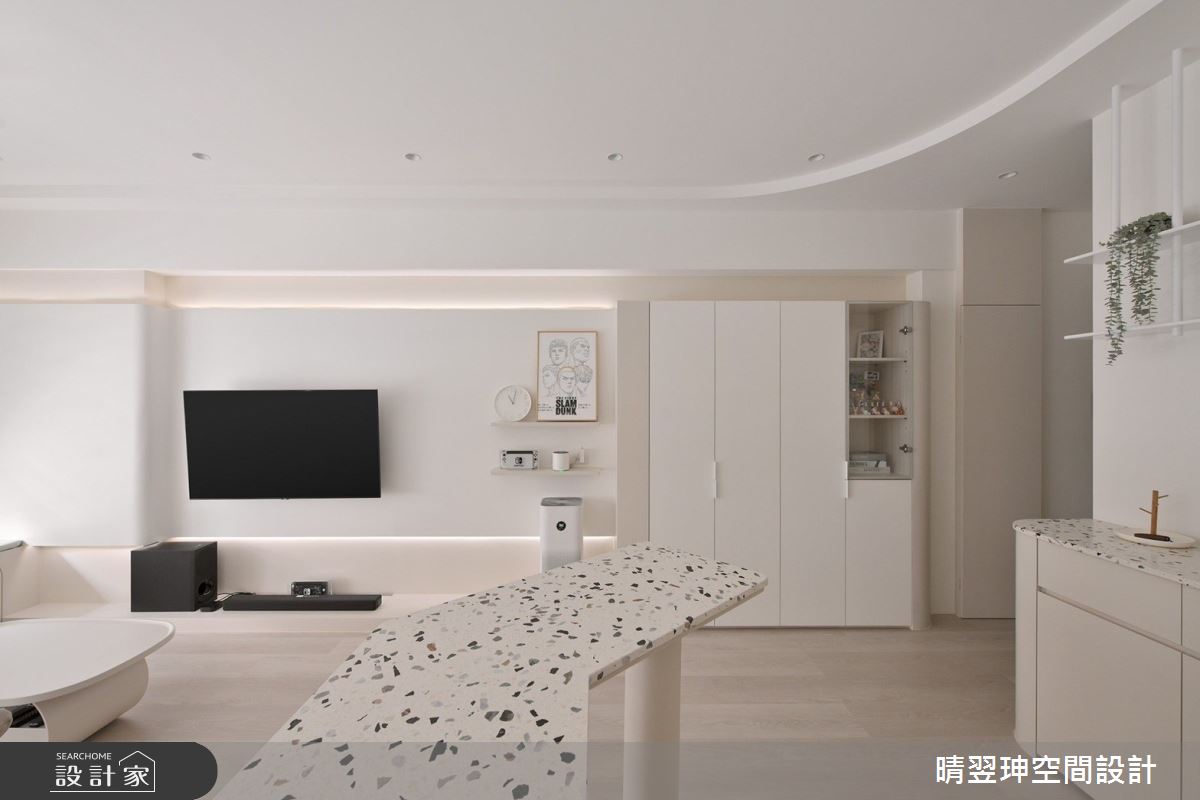 23坪新成屋(5年以下)＿北歐風客廳餐廳案例圖片＿晴翌珅空間設計＿晴翌珅_22_新竹之9