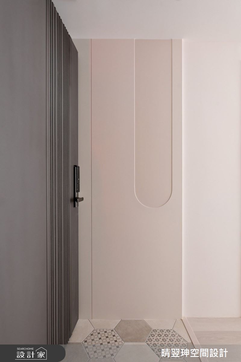 23坪新成屋(5年以下)＿北歐風玄關案例圖片＿晴翌珅空間設計＿晴翌珅_22_新竹之2