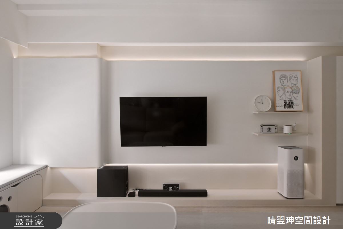 23坪新成屋(5年以下)＿北歐風客廳臥榻案例圖片＿晴翌珅空間設計＿晴翌珅_22_新竹之12