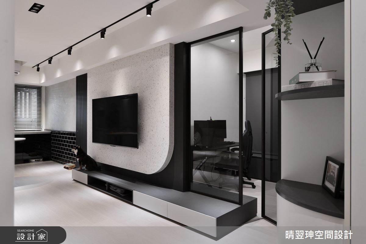 20坪新成屋(5年以下)＿現代風客廳案例圖片＿晴翌珅空間設計＿晴翌珅_23_新竹之12