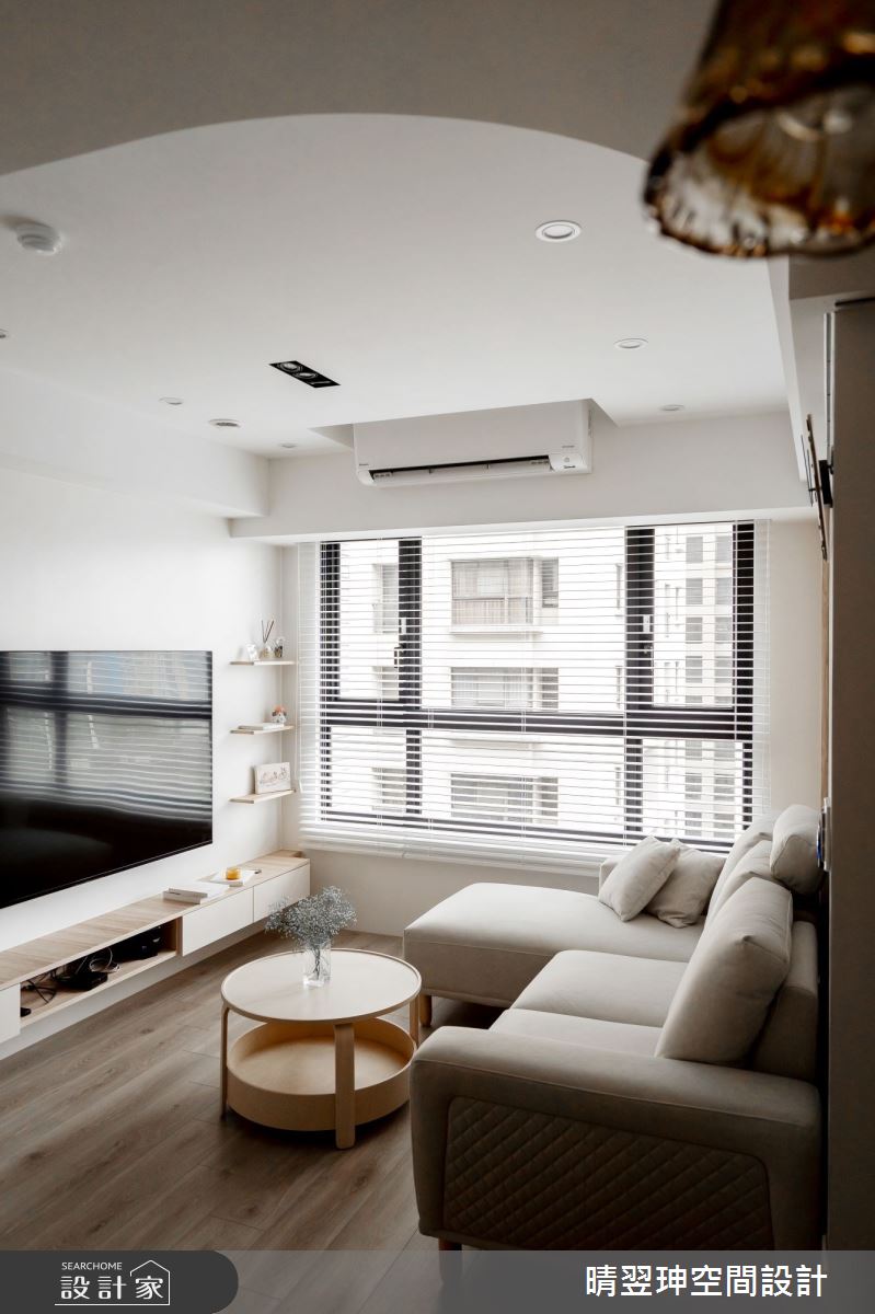 18坪新成屋(5年以下)＿北歐風客廳案例圖片＿晴翌珅空間設計＿晴翌珅_24_新竹之7