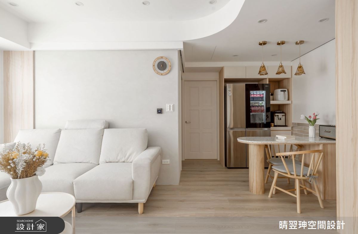 18坪新成屋(5年以下)＿北歐風客廳餐廳案例圖片＿晴翌珅空間設計＿晴翌珅_24_新竹之3