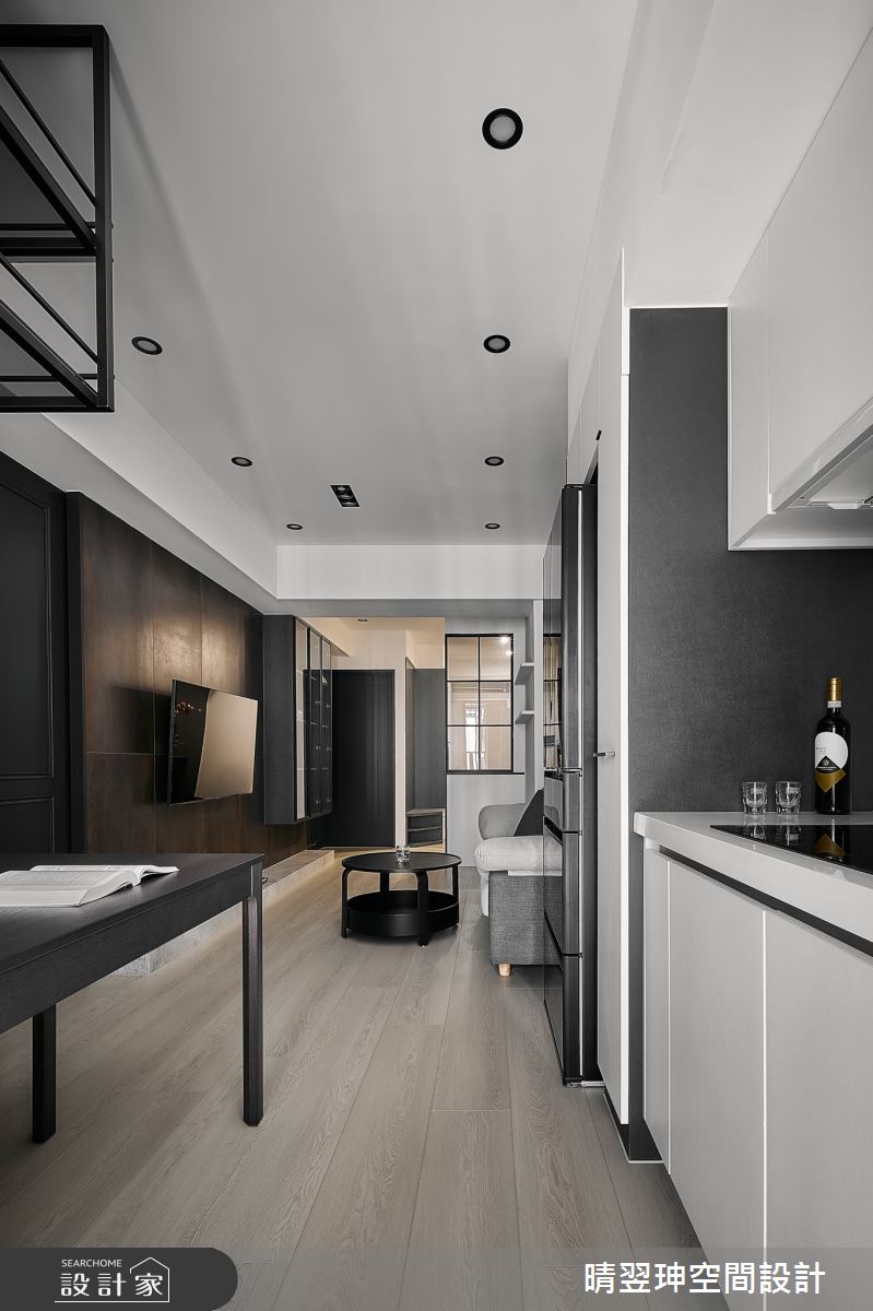 20坪新成屋(5年以下)＿現代風客廳餐廳廚房案例圖片＿晴翌珅空間設計＿晴翌珅_26_新竹之18